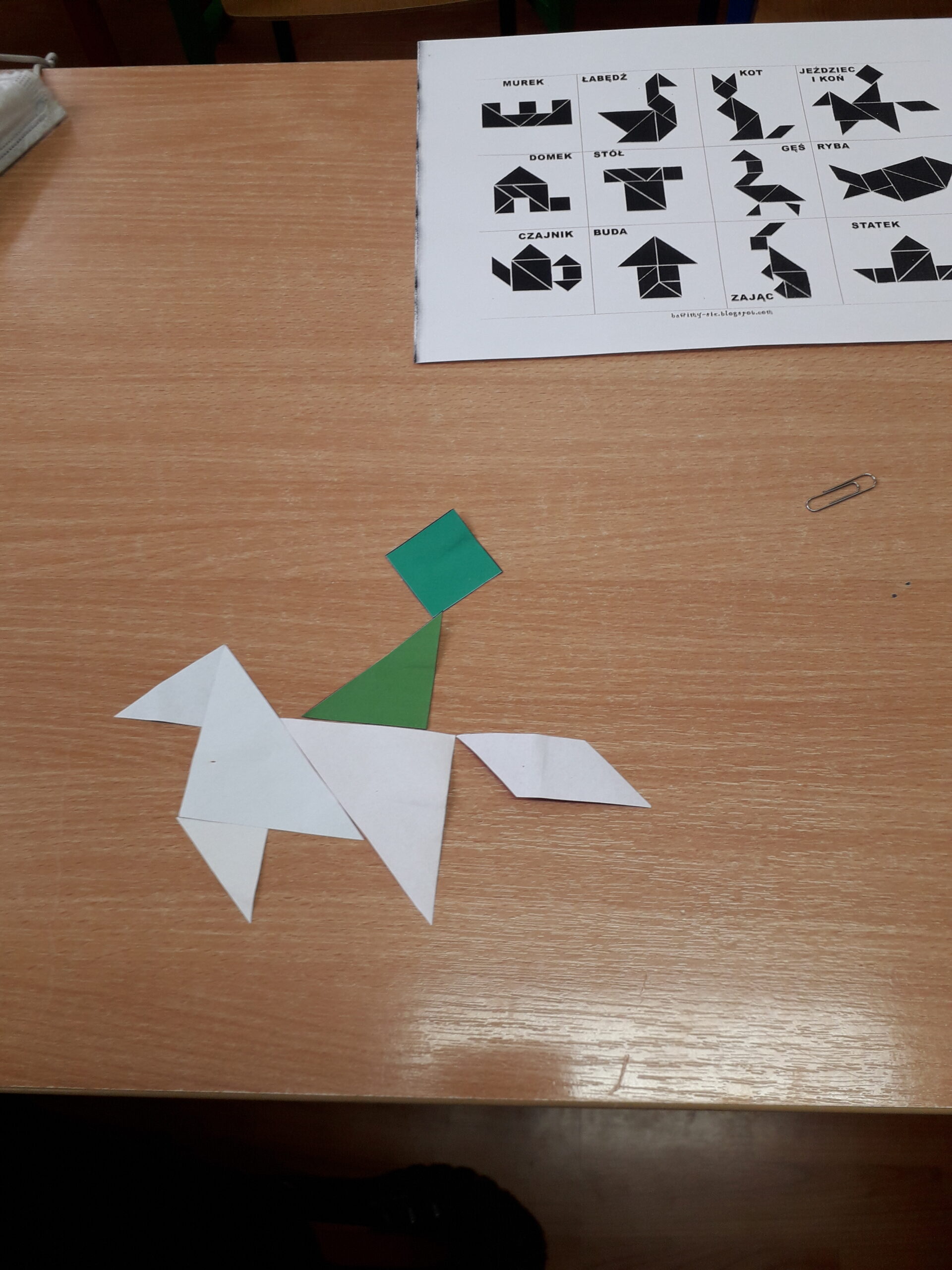 Ułożony tangram